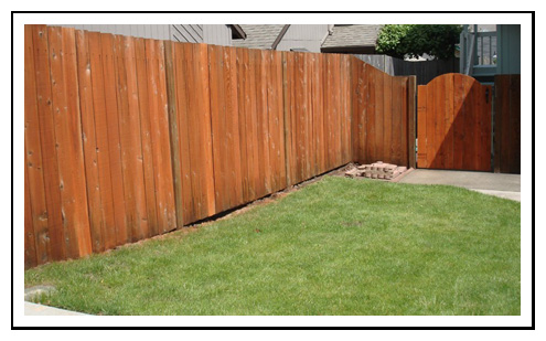 fence cleaning after